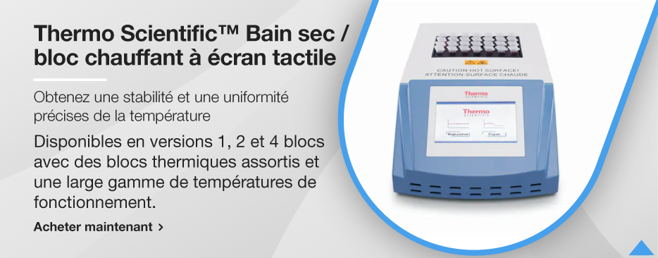 Thermo Scientific™ Bain sec / bloc chauffant à écran tactile