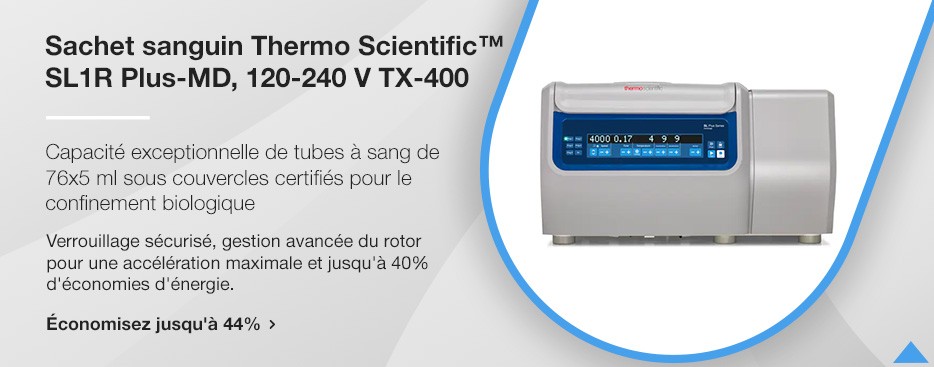 Thermo Scientific™ Sachet sanguin SL1R Plus MD, 120-240V TX-400