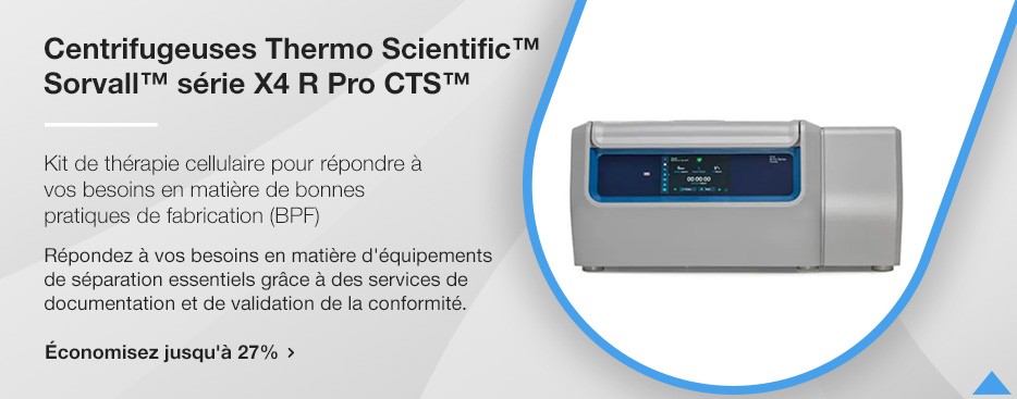 Centrifugeuses Thermo Scientific™ Sorvall™ série X4 R Pro CTS™