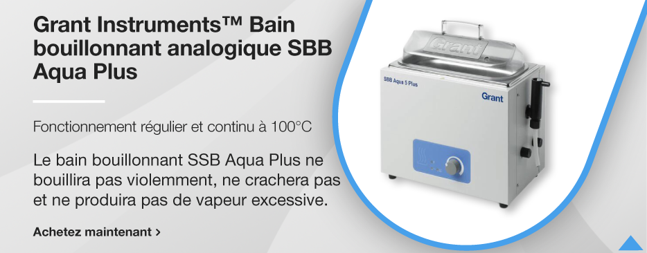 Grant Instruments™ Bain bouillonnant analogique SBB Aqua Plus
