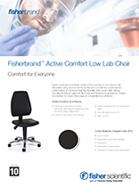 Fisherbrand™ Chaise de laboratoire basse Active Comfort